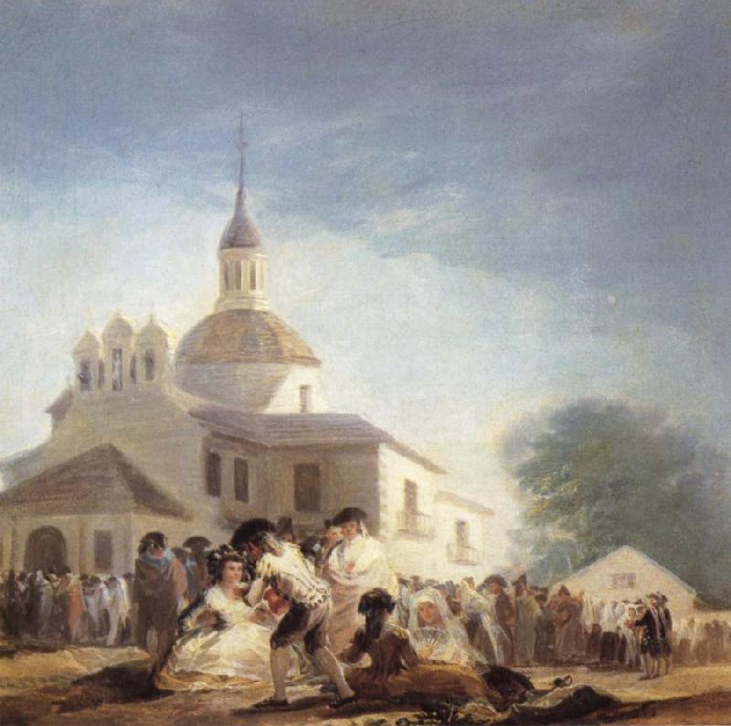 Francisco Goya The Hermitage of St Isidore Sweden oil painting art